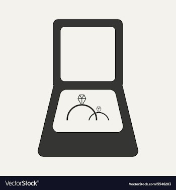Flat in black and white mobile application wedding vector image