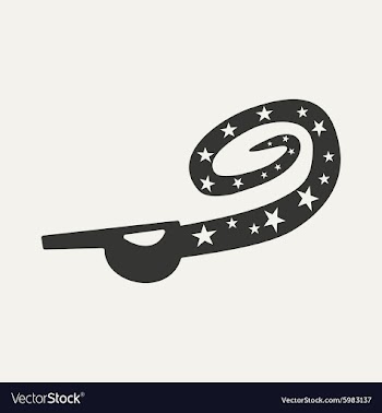 Flat in black and white mobile application whistle vector image