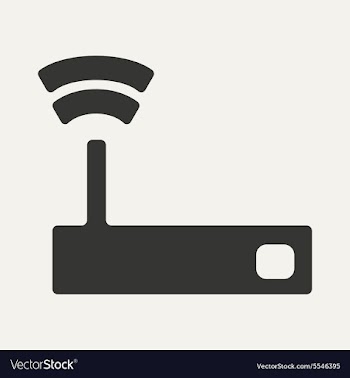 Flat in black and white mobile application wifi vector image