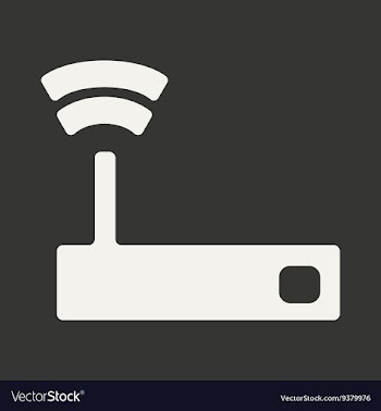 Flat in black and white mobile application wifi vector image