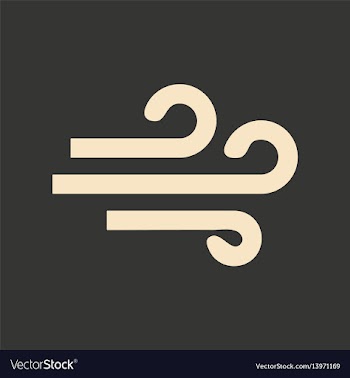 Flat in black and white mobile application wind vector image