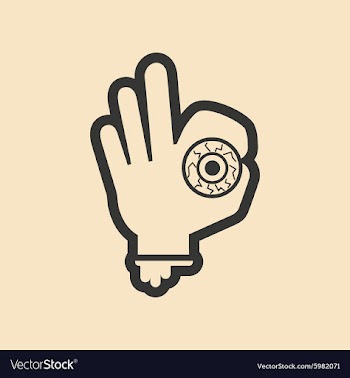 Flat in black and white mobile application zombie vector image