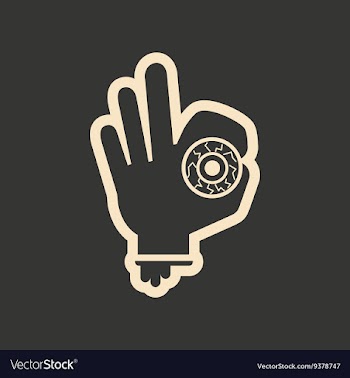 Flat in black and white mobile application zombie vector image