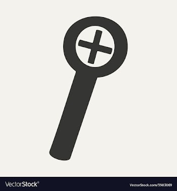 Flat in black and white mobile application zoom vector image