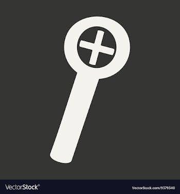 Flat in black and white mobile application zoom vector image