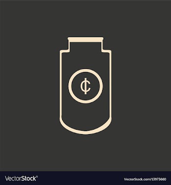 Flat in black and white safe of money vector image