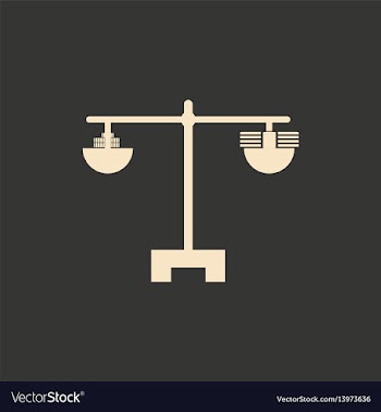 Flat in black and white scales with money vector image