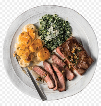 Flat Iron Steak Dinner, HD Png Download - 1571x1575(#945555) - PngFind