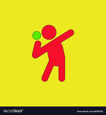 Flat isometric athletics hammer throw summer vector image
