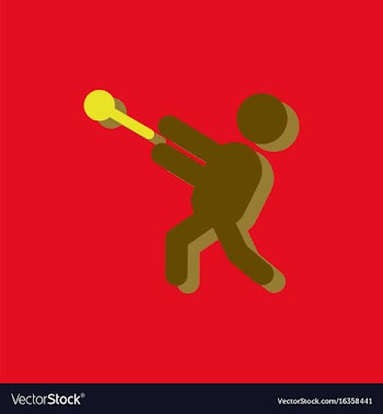 Flat isometric athletics hammer throw summer vector image