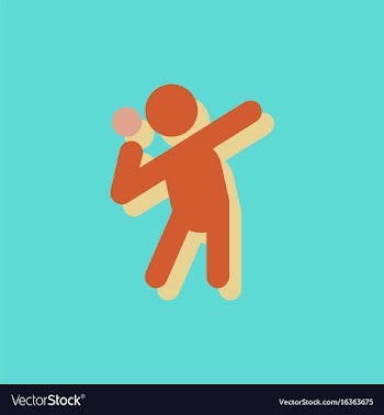 Flat isometric athletics hammer throw summer vector image