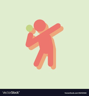 Flat isometric athletics hammer throw summer vector image