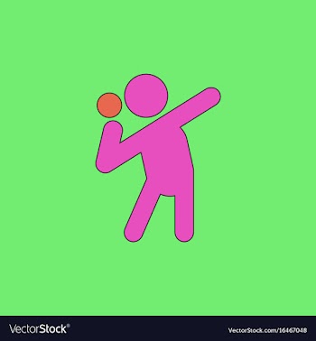 Flat isometric athletics hammer throw summer vector image