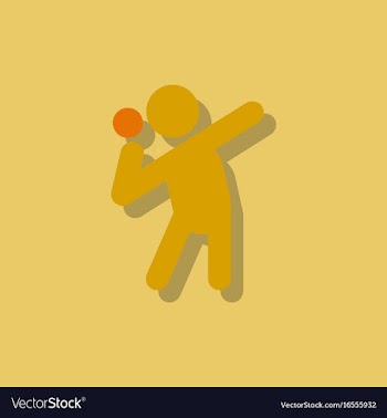 Flat isometric athletics hammer throw summer vector image