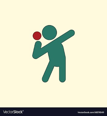 Flat isometric athletics hammer throw summer vector image
