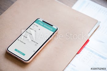 Flat lay of business concept