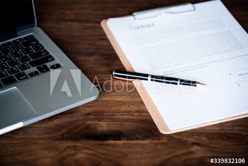 Flat lay of business concept