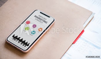 Flat lay of business concept