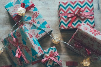 Flat Lay Photography of Gift Boxes