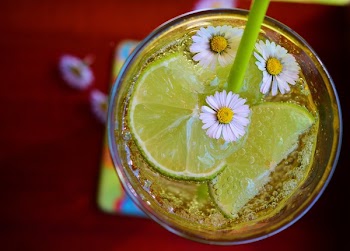 Flat Lay Photography of Lime Drink
