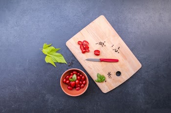 Flat Lay Photography of Rose Hips