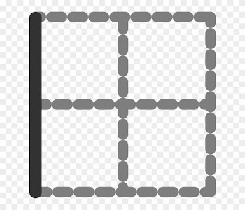 Flat, Left, Spread, Table, Cell, Border, Spreadsheet - Borders Icon