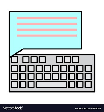 Flat line icon concept of new email inbox message vector image
