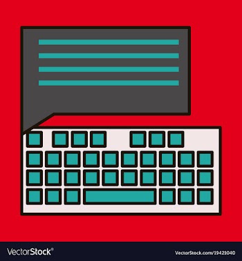 Flat line icon concept of new email inbox message vector image