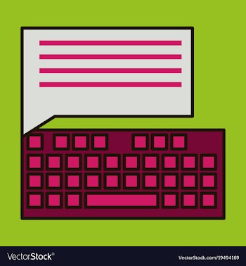 Flat line icon concept of new email inbox message vector image