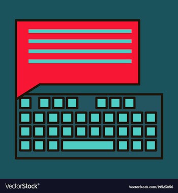 Flat line icon concept of new email inbox message vector image