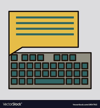 Flat line icon concept of new email inbox message vector image