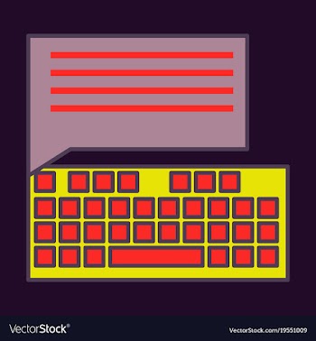 Flat line icon concept of new email inbox message vector image