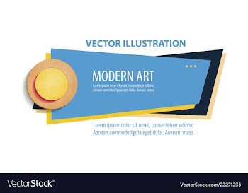 Flat linear promotion ribbon banner scroll price vector image