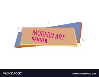 Flat linear promotion ribbon banner scroll price vector image