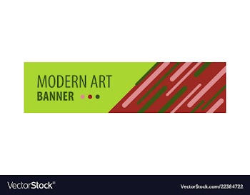 Flat linear promotion ribbon banner scroll price vector image
