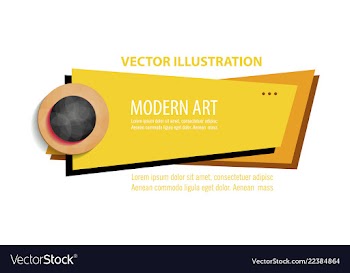 Flat linear promotion ribbon banner scroll price vector image