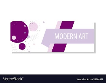 Flat linear promotion ribbon banner scroll price vector image