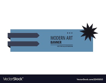 Flat linear promotion ribbon banner scroll price vector image