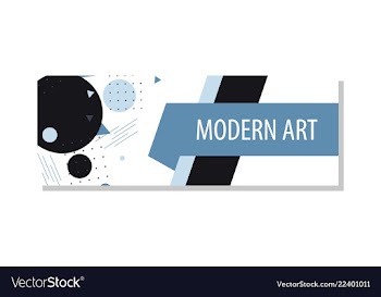 Flat linear promotion ribbon banner scroll price vector image