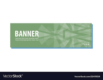 Flat linear promotion ribbon banner scroll price vector image