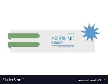 Flat linear promotion ribbon banner scroll price vector image