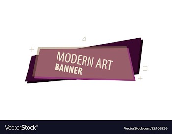 Flat linear promotion ribbon banner scroll price vector image