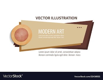 Flat linear promotion ribbon banner scroll price vector image
