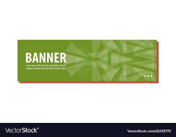Flat linear promotion ribbon banner scroll price vector image
