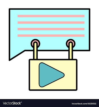 Flat media and social network concept with mobile vector image