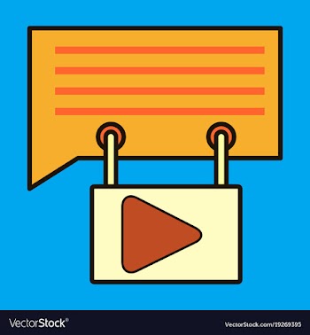 Flat media and social network concept with mobile vector image