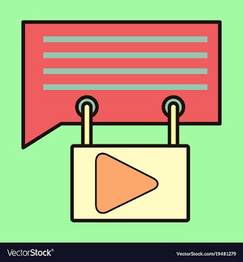 Flat media and social network concept with mobile vector image