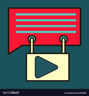 Flat media and social network concept with mobile vector image