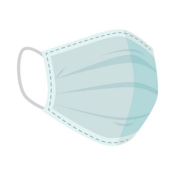 Flat medical mask concept Free Vector