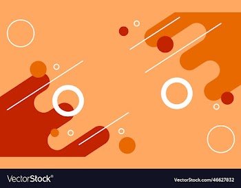 flat modern geometric shapes background